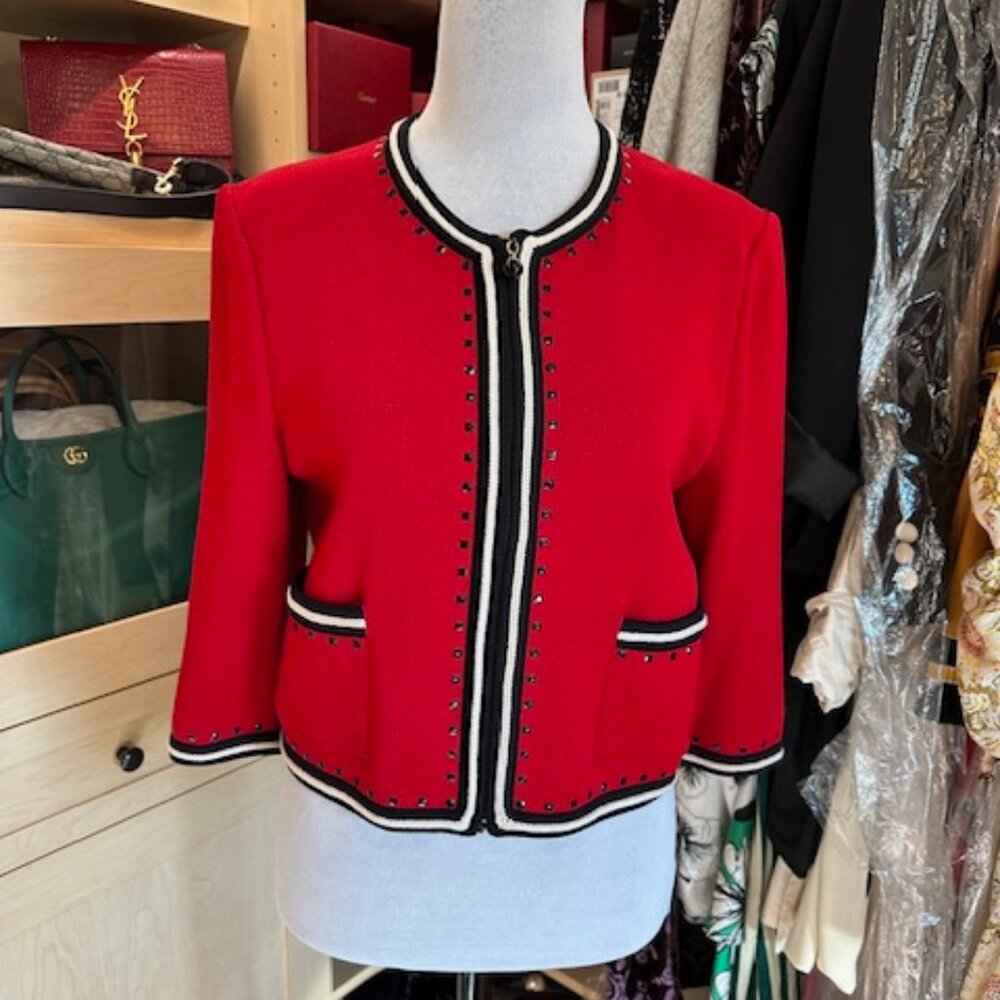 St. John Collection Red Size 2 Jacket